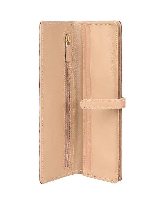 هاي ديزاين محفظة هايدساين النسائية EE هاربر WII-M مقاس واحد بلون مارسالا قابلة للطي - Image 4